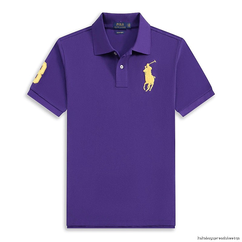 Ralph Lauren Polo Purple Classic Style Short-Sleeve