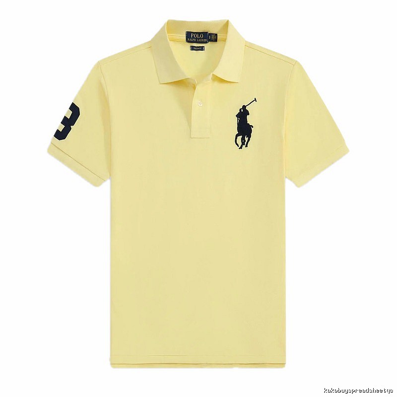 Ralph Lauren Polo Series Casual Yellow Polo Shirt