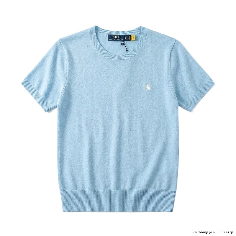Ralph Lauren POLO simple style light blue short-sleeve