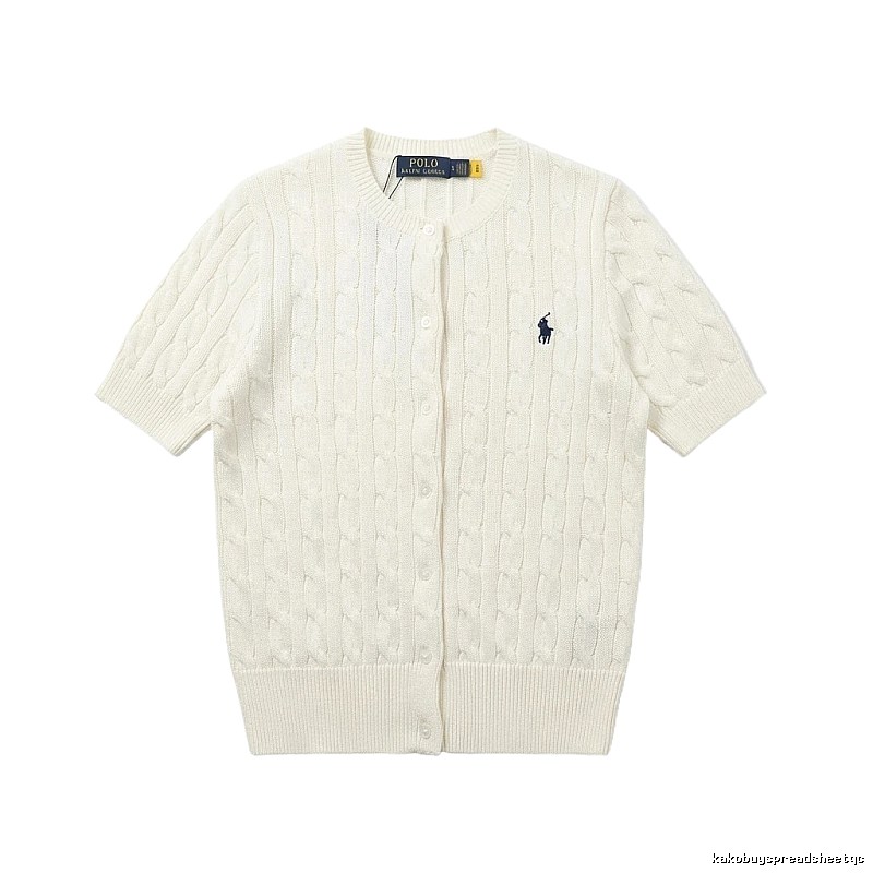 Ralph Lauren Polo white knitted cardigan