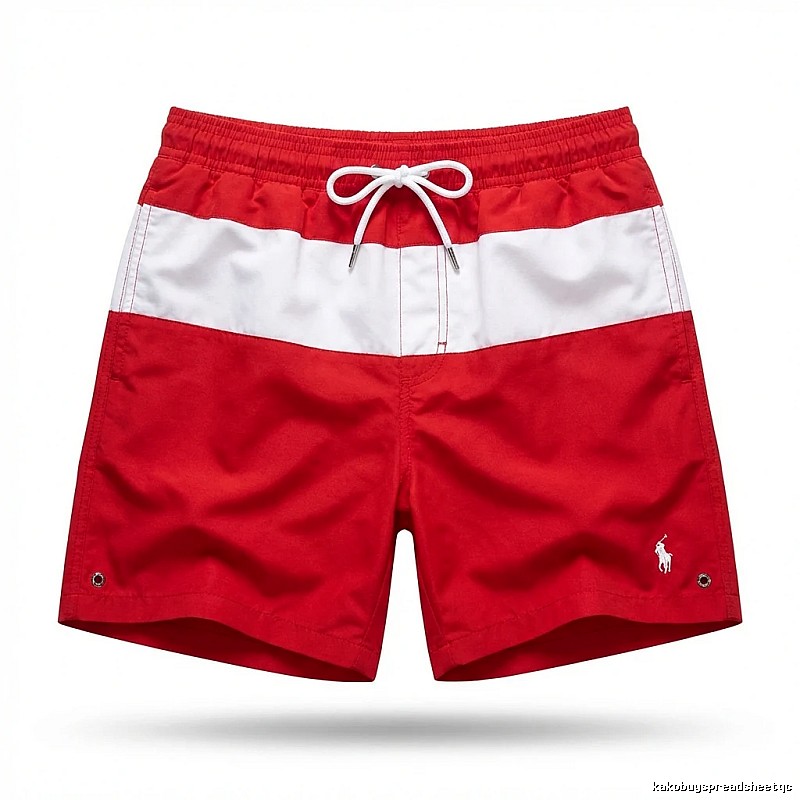 Ralph Lauren red and white color - block shorts