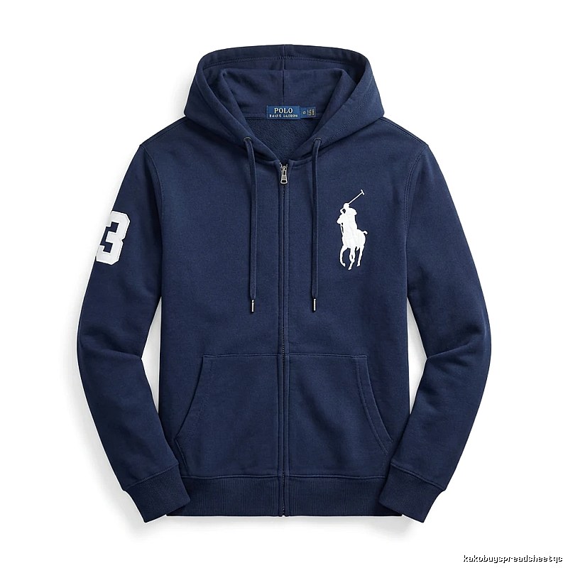 Ralph Lauren sporty dark blue hoodie