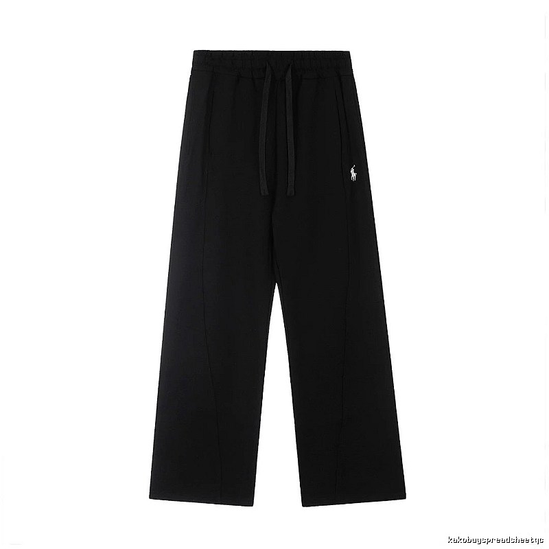 RalphLauren Wide-Leg Casual Pants Travel Edit in Black