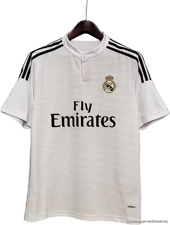 Real Madrid Sport Retro Teka soccer jersey White Retro Football for Collection Drops