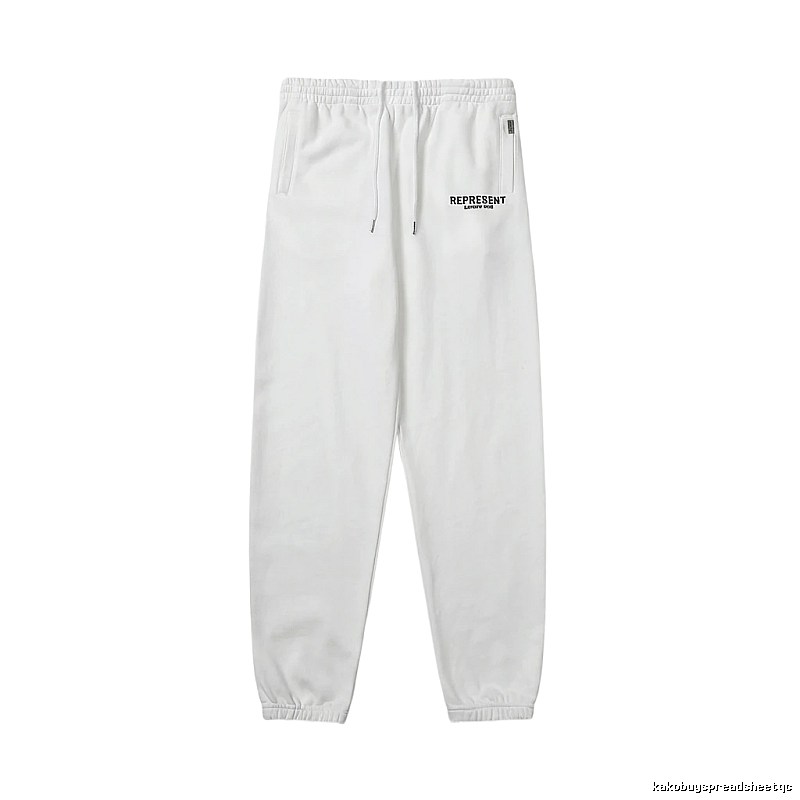 REPRESENT Basic White Sweatpants
