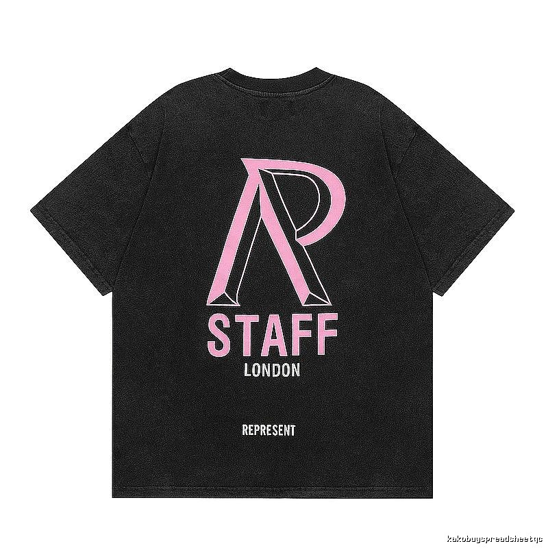 Represent Black Style 832 Owners Club T-Shirt Logo Detail