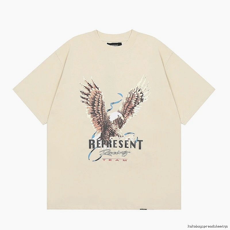 Represent Flying Eagle Vintage Beige T-Shirt