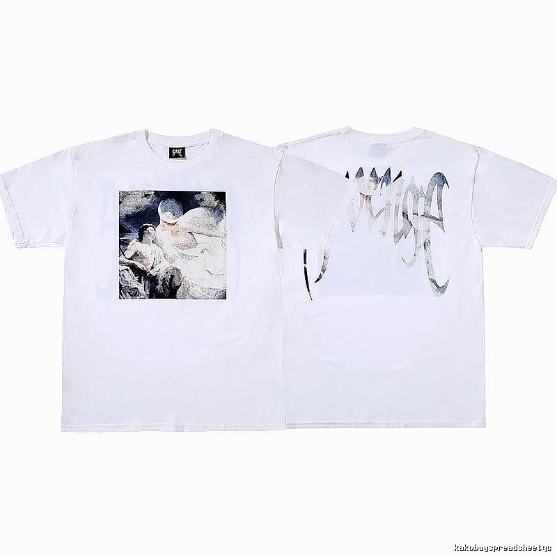 Revenge White Skull Graphic T-Shirt Resort Wear