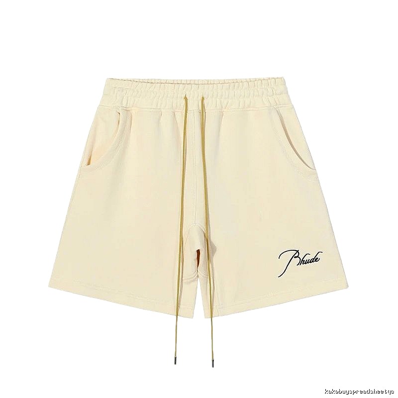 RHUDE Casual Style Beige Shorts