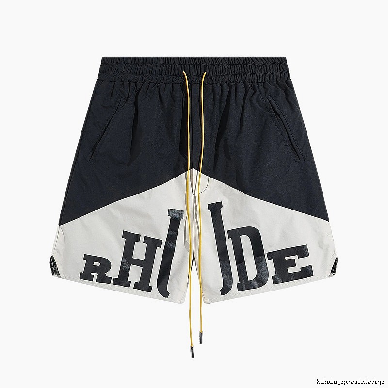 RHUDE Color-blocking Trendy Brand Shorts