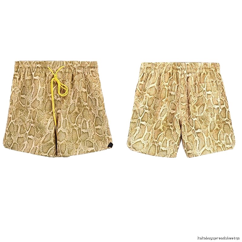 RHUDE Snake Print Casual Shorts