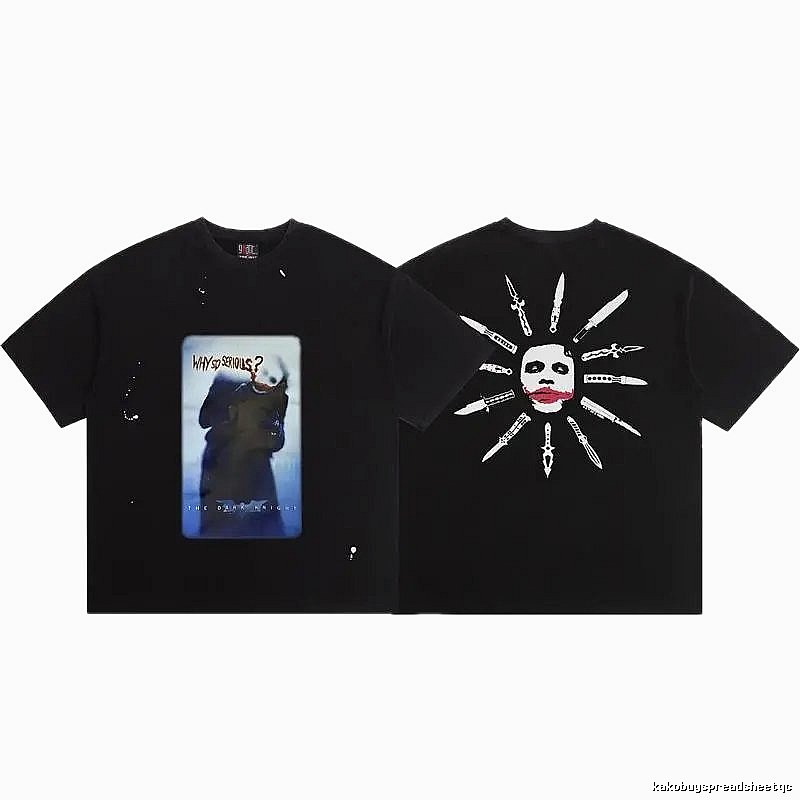 SAINT x Joker Co-branded Street Style Black T-Shirt