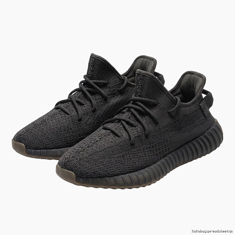 Simple-style black Yeezy 350 shoes