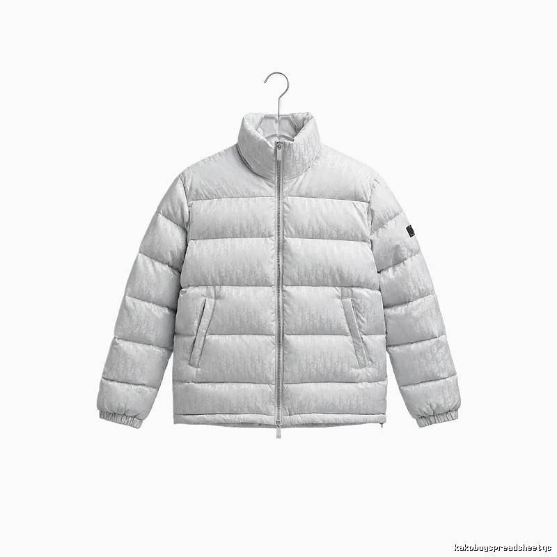 Simple-style white Dior down jacket