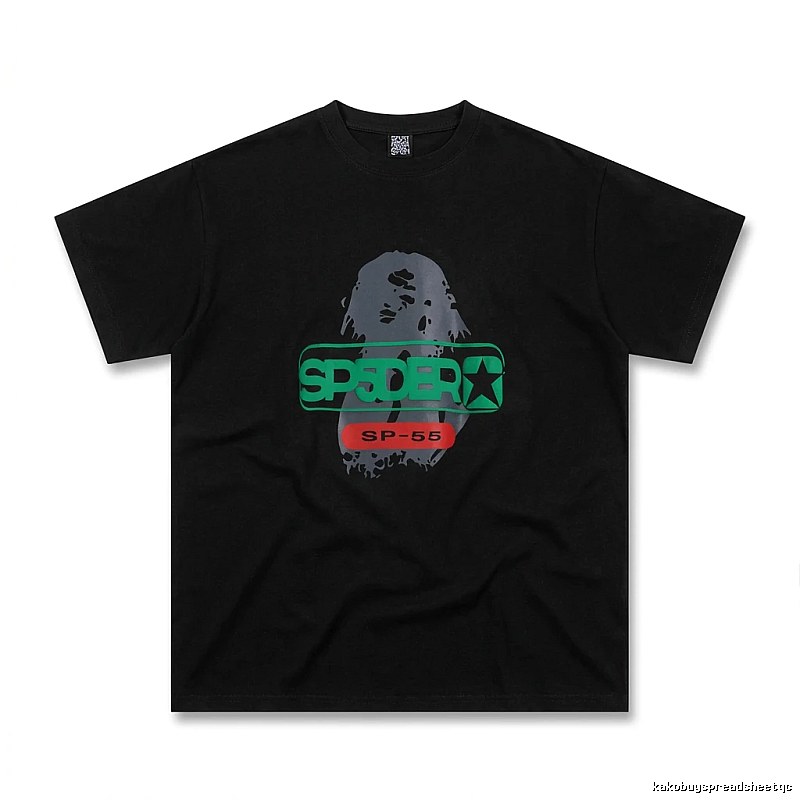Sp5der Dark Cool Trend Short Sleeve