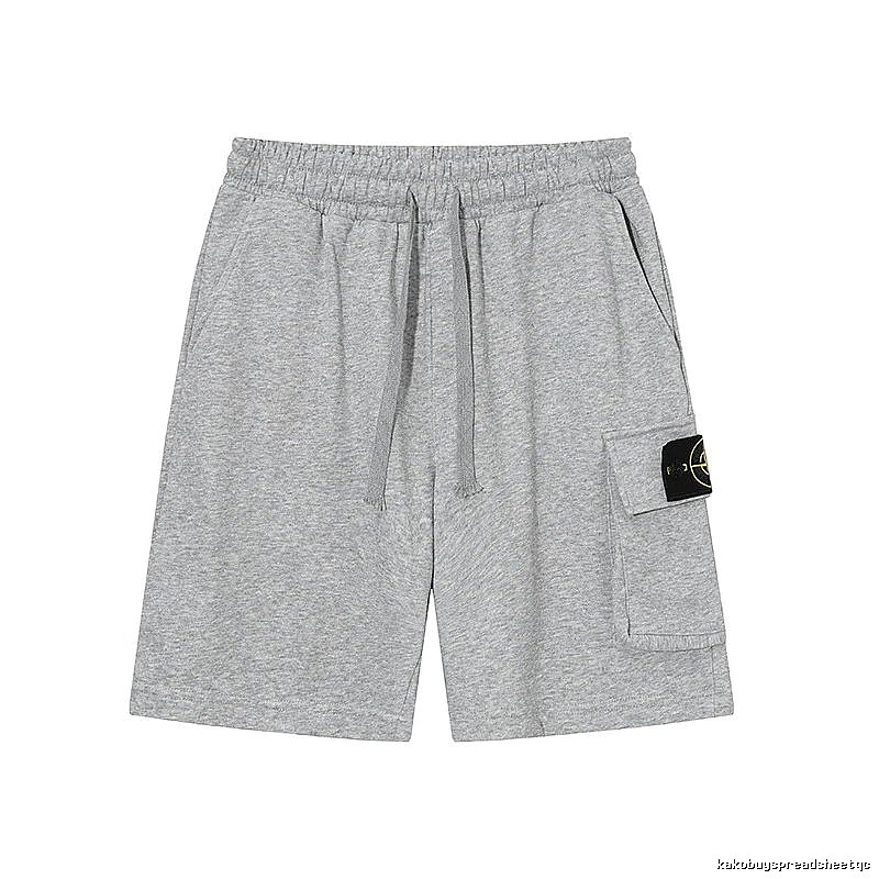 Stone Island Casual Workwear Style Gray Sweat Shorts