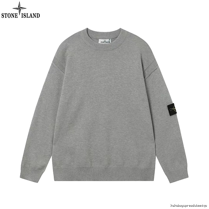 Stone Island Gray Crewneck SweatShirt Daily Styling