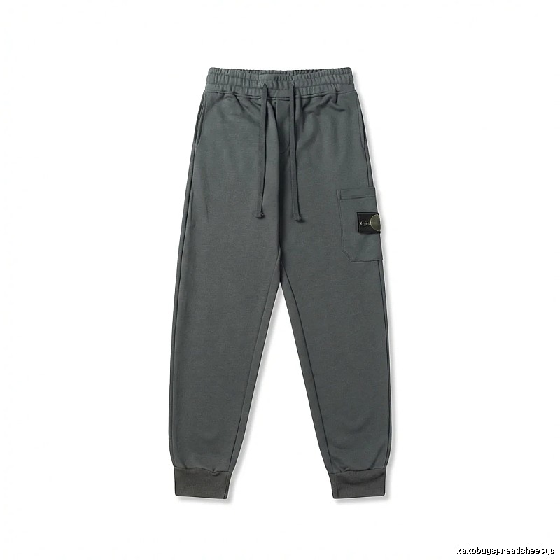 Stone Island workwear style dark grey sweatpants
