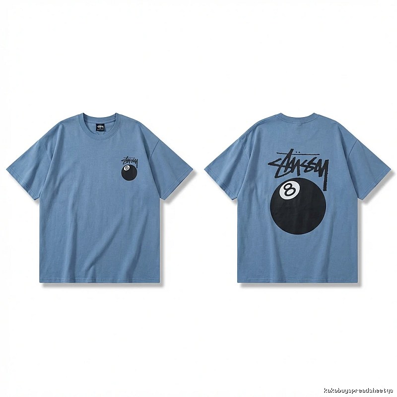 Stussy 8-ball blue T-shirt