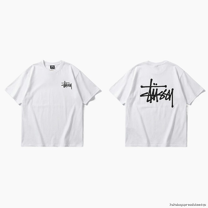 Stussy basic simple white T-shirt