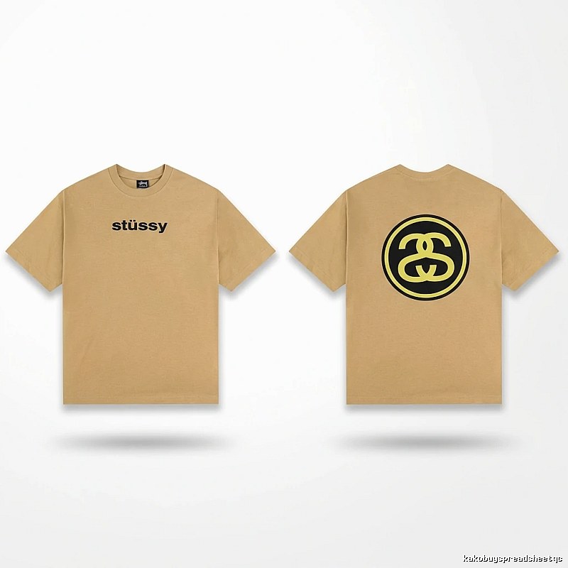 Stussy classic khaki short-sleeve