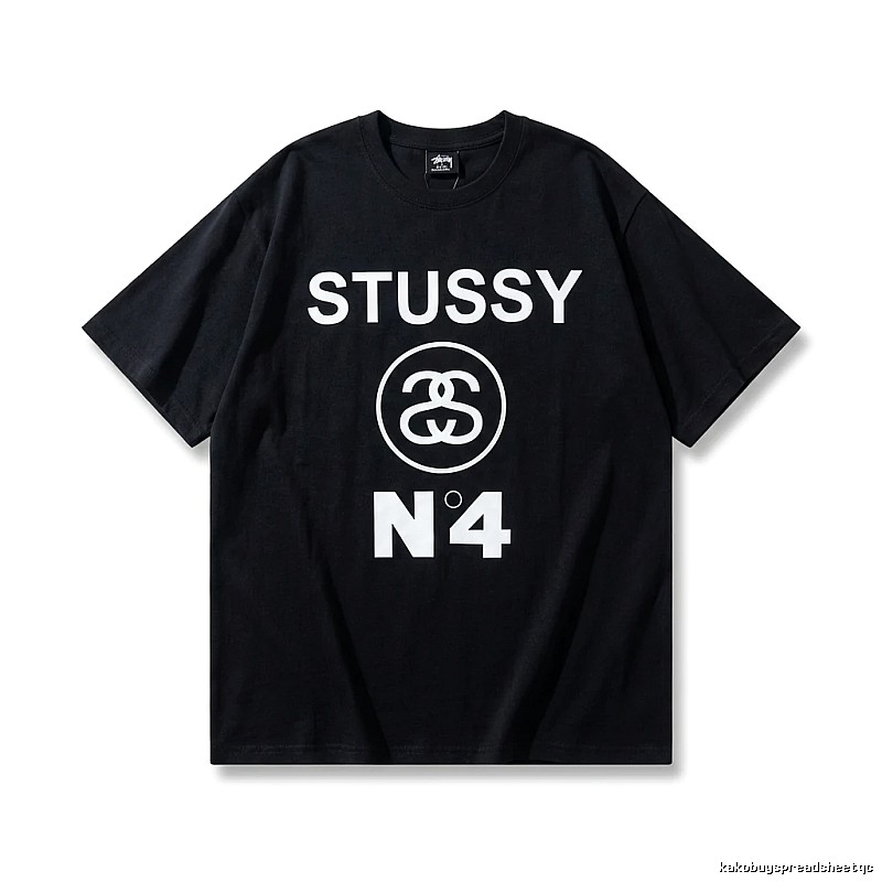 Stussy classic style black T-shirt