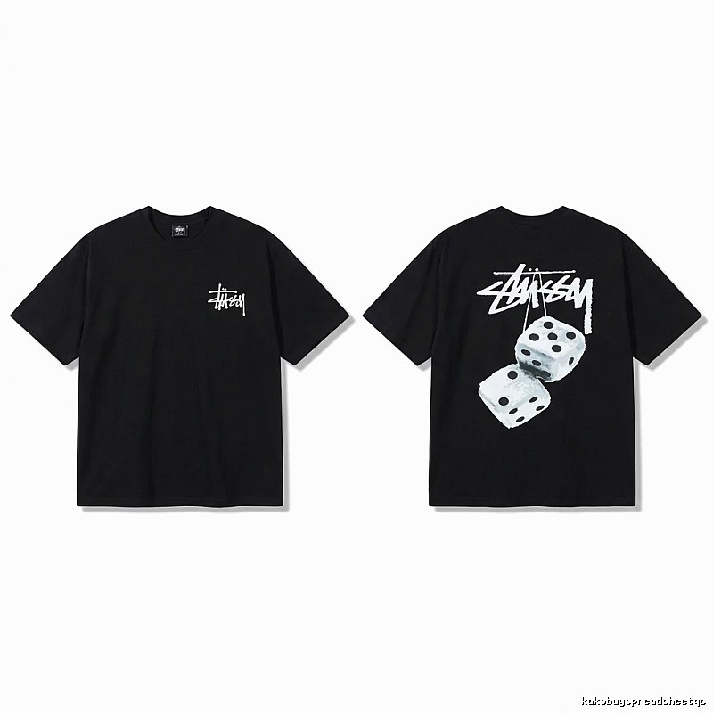 Stussy Dice Style Black T-shirt