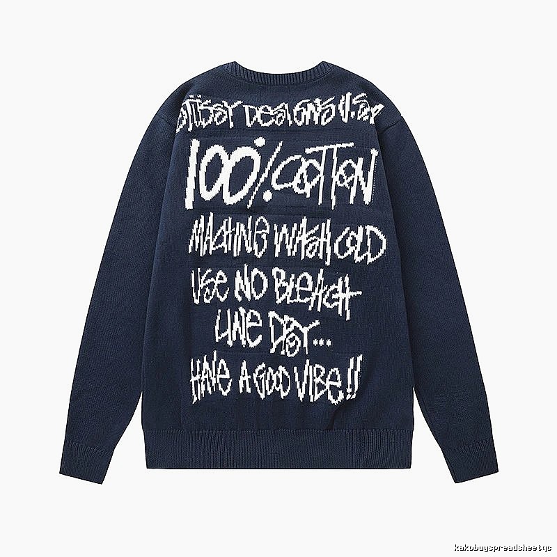 Stussy Easy-Match Layer Swirl Graphic SweatShirt Modern Fit