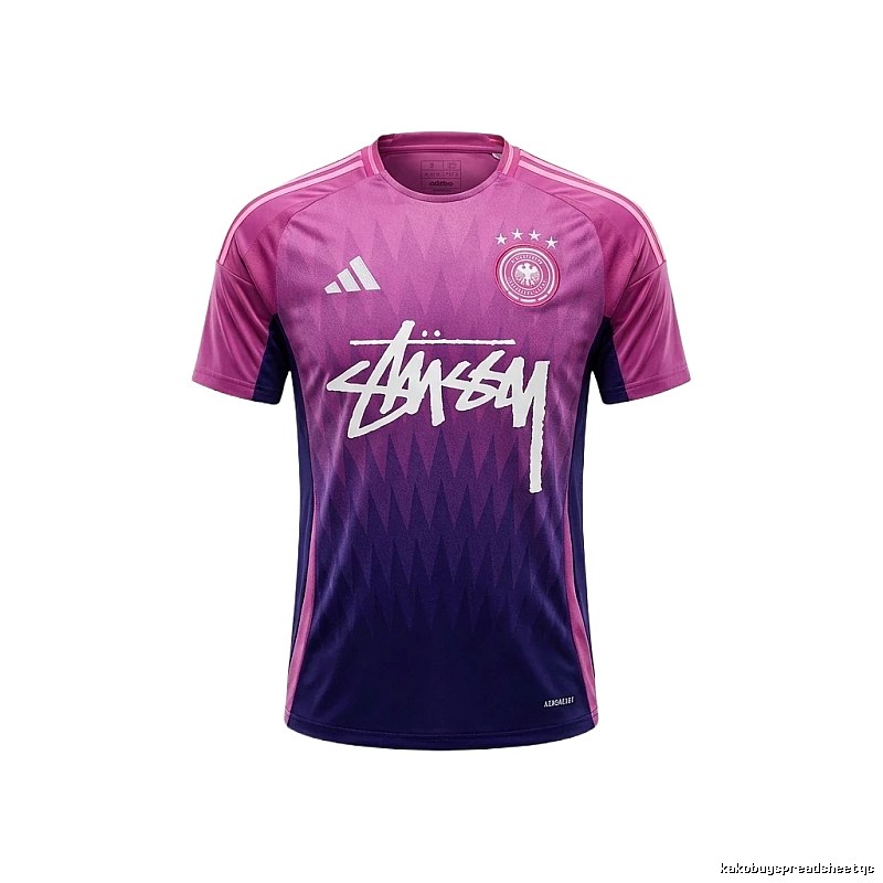 Stussy Gradient Style Pink-Purple T-shirt