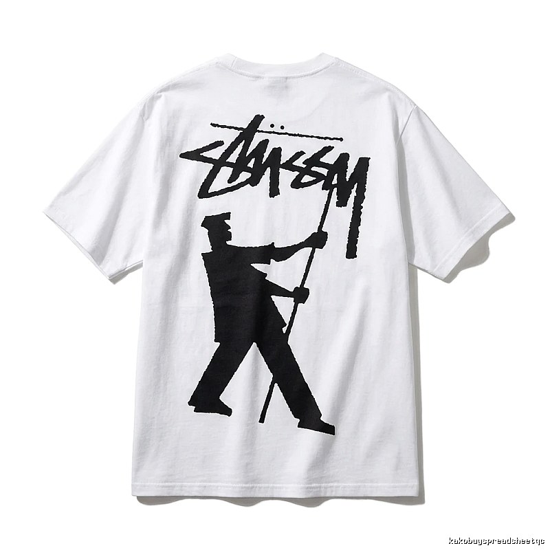 Stussy Graffiti Style White T-shirt