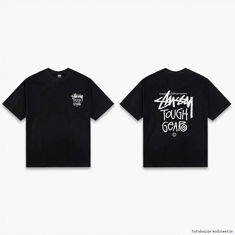 Stussy trendy and cool style black T-shirt
