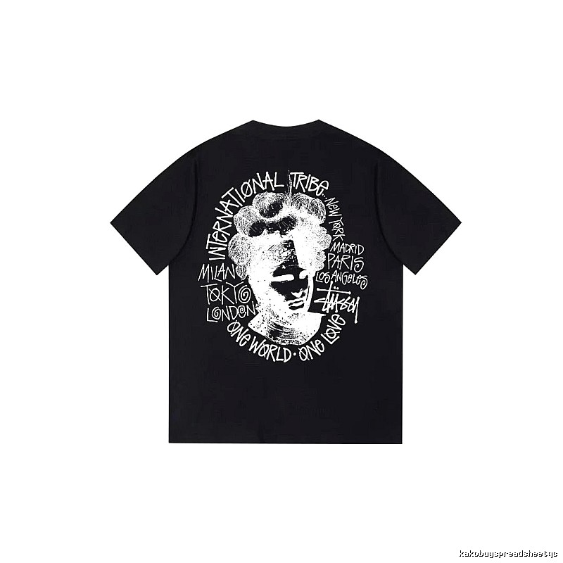 Stussy Weekend Graphic T-shirt Black White Stussy for Seasonal Looks