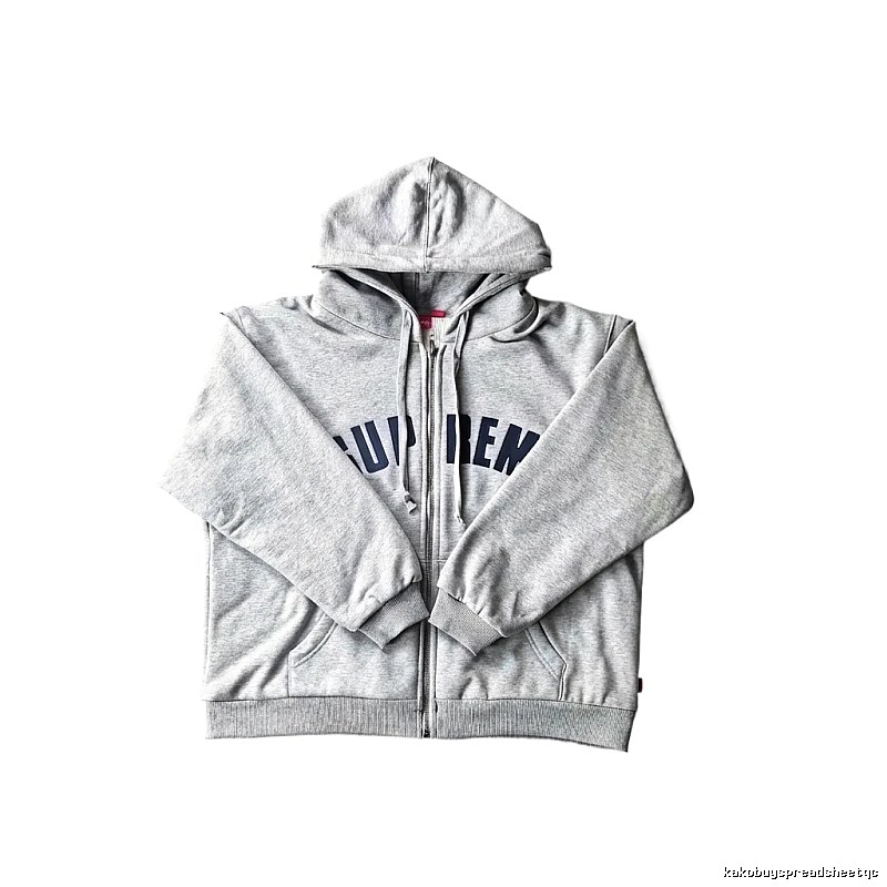 Supreme basic gray hoodie