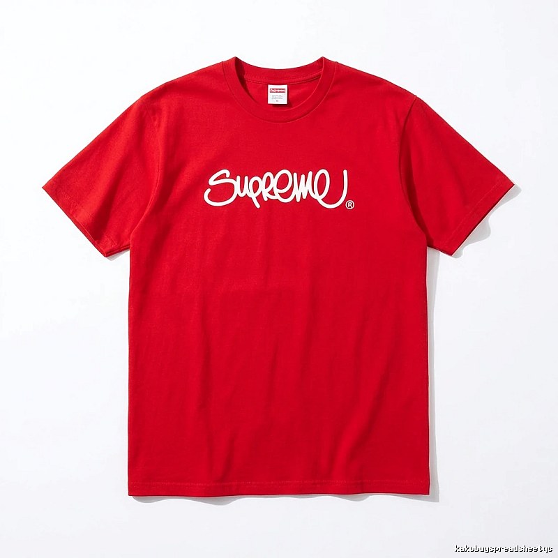 Supreme basic red T-shirt