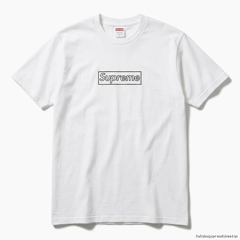 Supreme Basic Simple White T-shirt