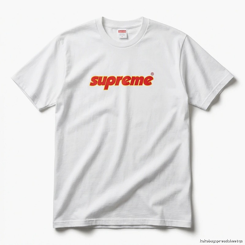 Supreme basic simple white T-shirt