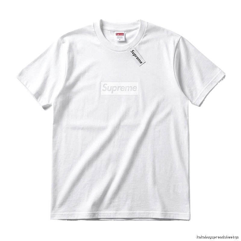 Supreme basic simple white T-shirt