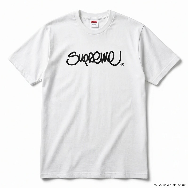 Supreme basic white T-shirt
