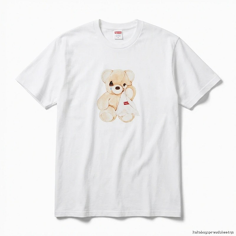 Supreme Bear Trend Brand White T-shirt