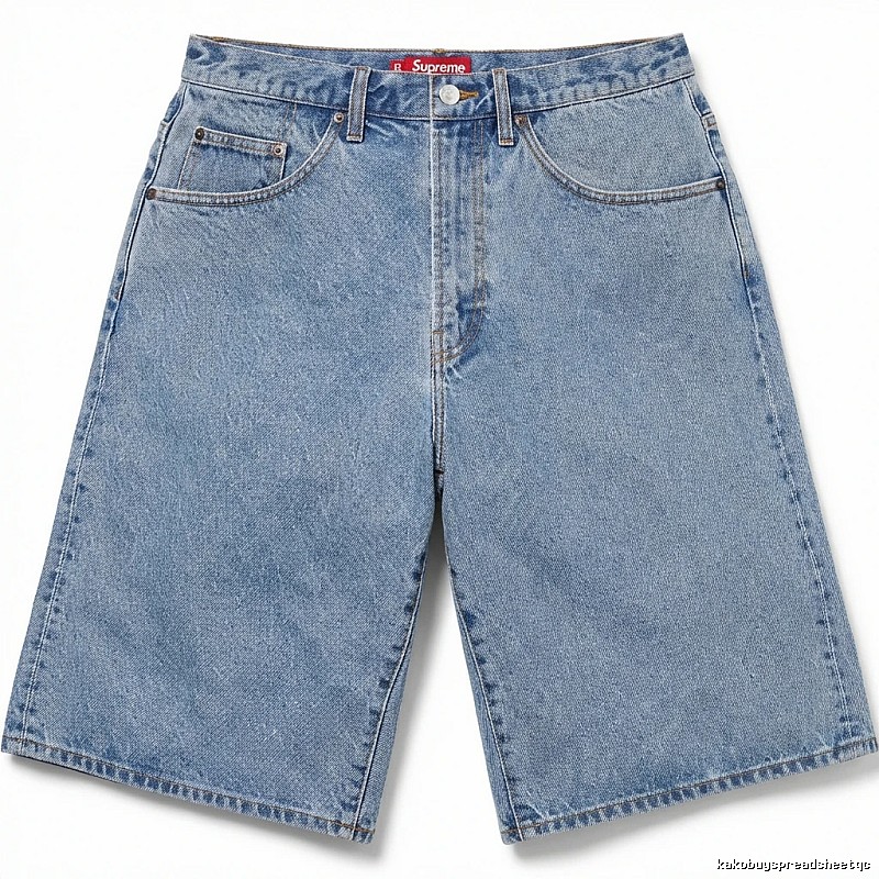 Supreme classic denim blue shorts