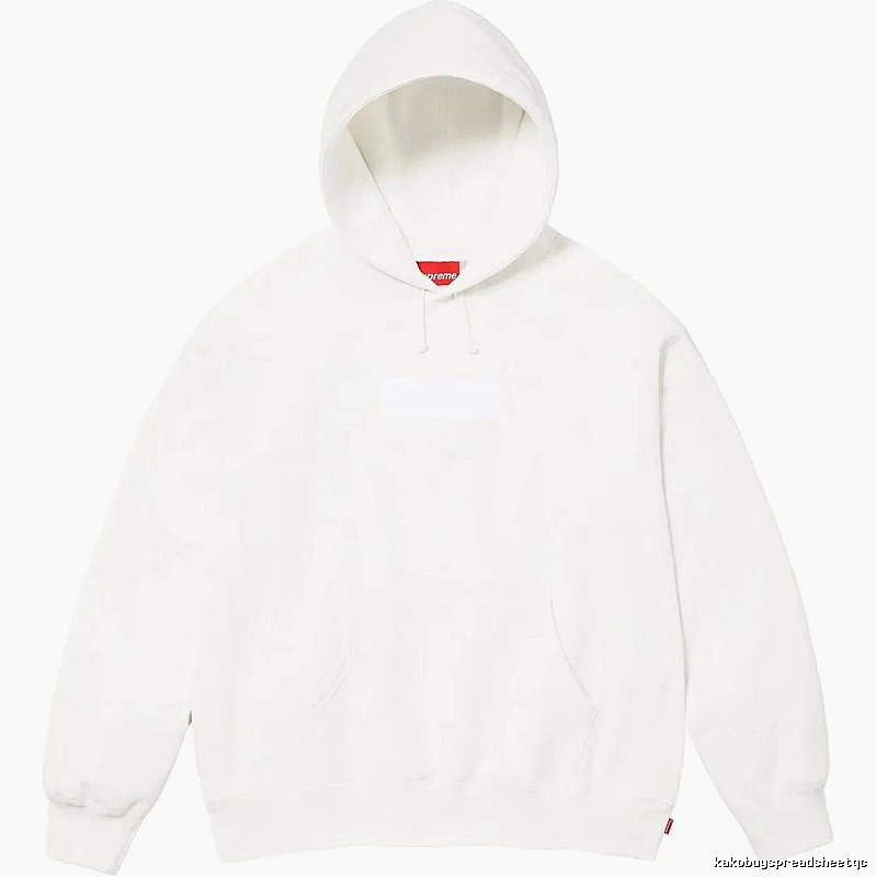 Supreme Monogram Logo hoodie Gray Red Oversized for Layered Styling