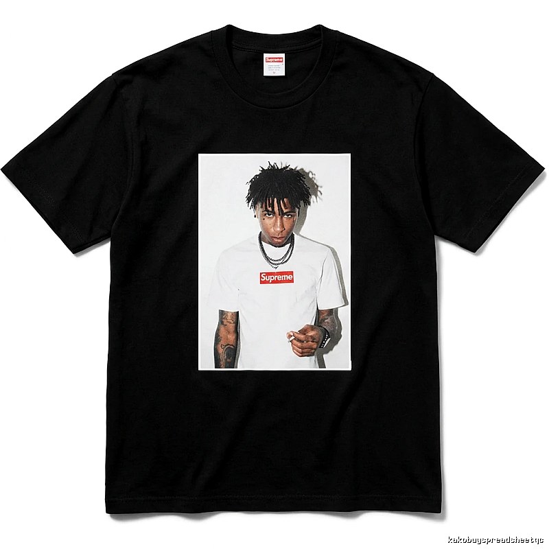 Supreme Portrait Style Black T-shirt