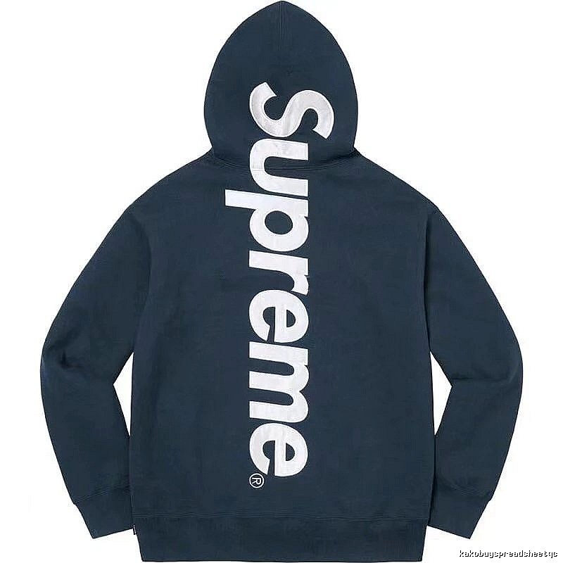 Supreme Premium Style Logo hoodie Gray Red Oversized for Resort Outfits