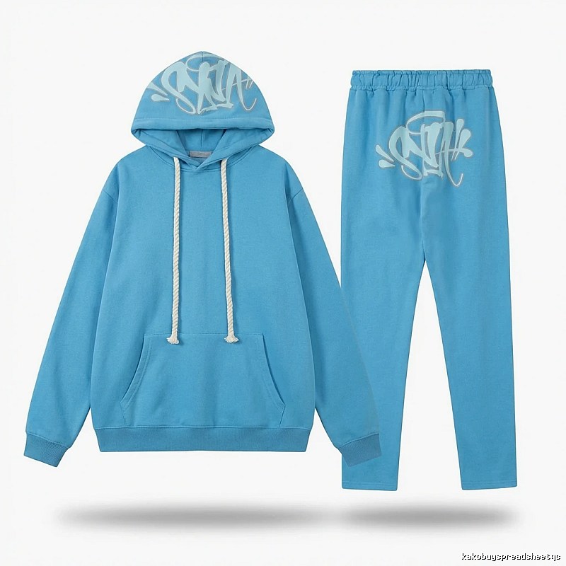 SynaWorld graffiti-style blue suit