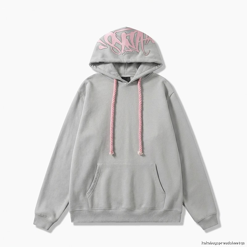 SynaWorld Graffiti Style Light Gray Hoodie