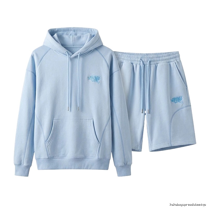 SynaWorld Series Light Blue Casual Sweatshirt