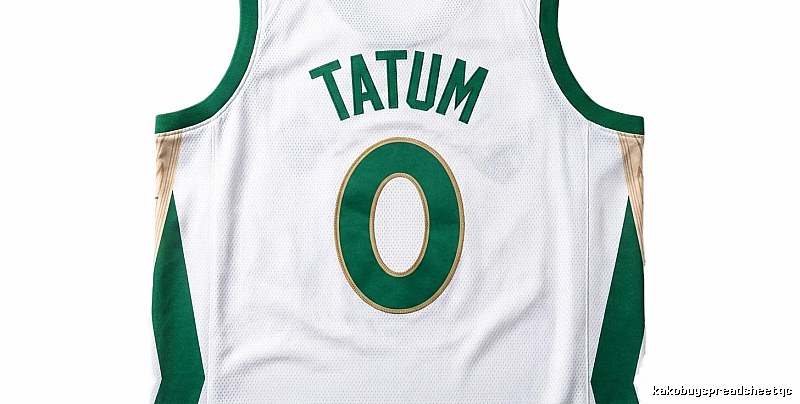 Tatum Series Green and White Basketball Vest