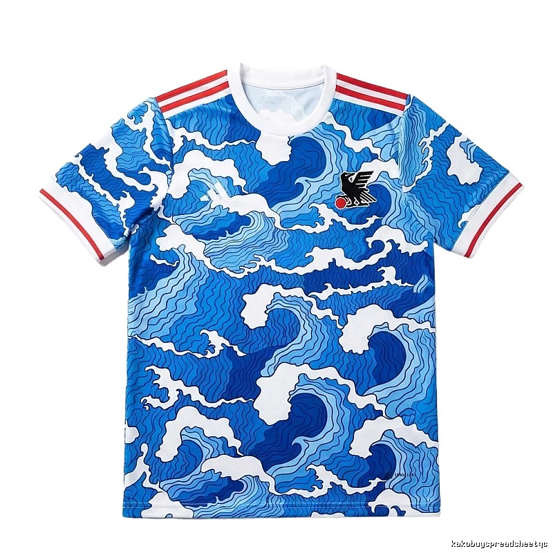 Tokyo Ghoul Wave Style Blue and White T-shirt