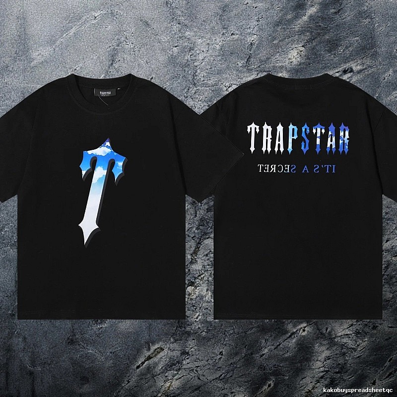 Trapstar Logo Detail Keys graphic T-shirt Black White Key with Functional Detail
