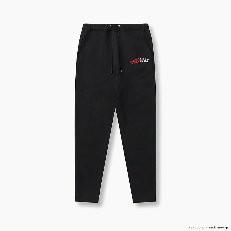 Trapstar minimalist style black sweatpants